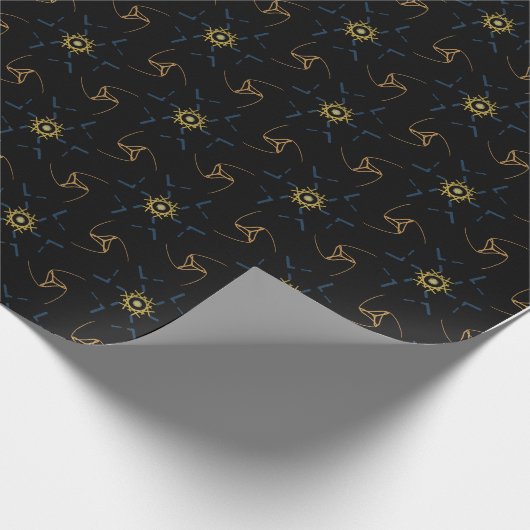 Wrapping paper abstract design geschenkpapier (Ecke)