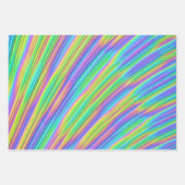 Wrapping Paper (Abstract Rainbow Colors) Geschenkpapier Set (Vorderseite 2)