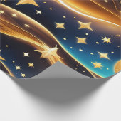 Wrapping Paper - Amber Celestial Moon Geschenkpapier (Ecke)