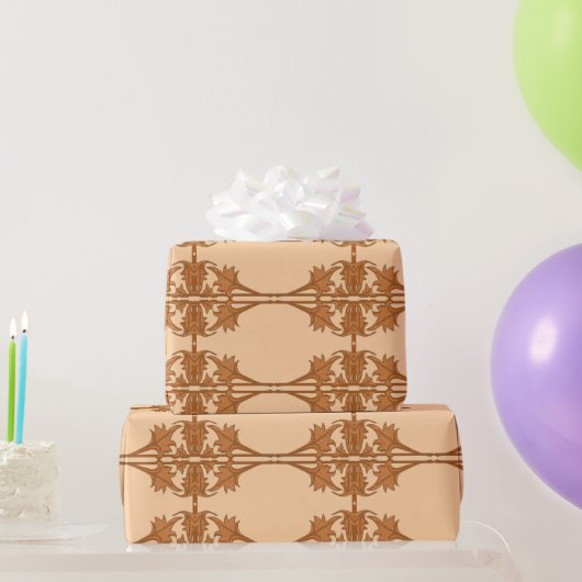 Wrapping Paper - Angles Blätter in gepolstertem Mu Geschenkpapier (Partygeschenke)