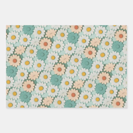 Wrapping Paper aus der Mitte des Jahrhunderts Geschenkpapier Set (Vorderseite 3)