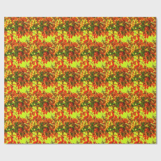 Wrapping Paper "Autumn Fire" Geschenkpapier (Flach)