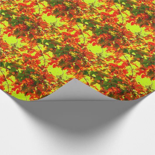 Wrapping Paper "Autumn Fire" Geschenkpapier (Ecke)