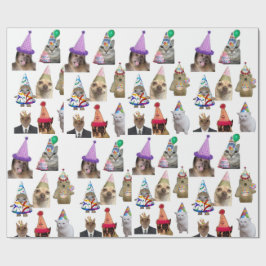 Wrapping paper birthday party geschenkpapier