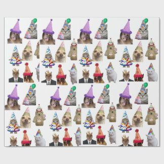 Wrapping paper birthday party geschenkpapier