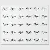 Wrapping Paper - Bridge Script Geschenkpapier (Flach)