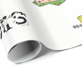 Wrapping Paper Cheesy Mousey Heart Happy Birthday Geschenkpapier (Rolleneckpunkt)