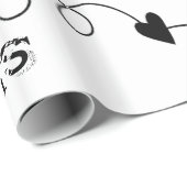 Wrapping Paper Cheesy Mousey Kisses Happy Birthday Geschenkpapier (Rolleneckpunkt)