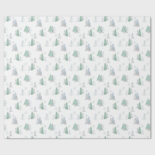 Wrapping Paper - Christmas Pattern Geschenkpapier (Flach)