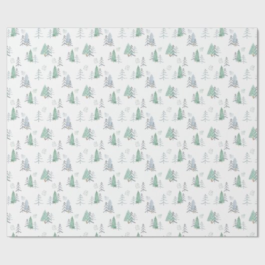 Wrapping Paper - Christmas Pattern Geschenkpapier (Flach)