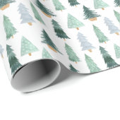 Wrapping Paper - Christmas Pattern Geschenkpapier (Rolleneckpunkt)
