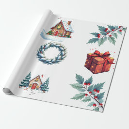 Wrapping paper - Christmas themed Geschenkpapier
