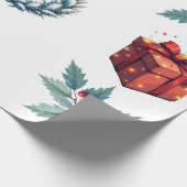 Wrapping paper - Christmas themed Geschenkpapier (Ecke)