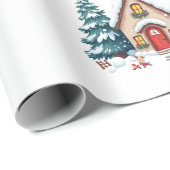 Wrapping paper - Christmas themed Geschenkpapier (Rolleneckpunkt)