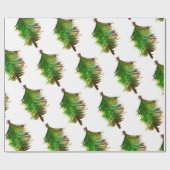 Wrapping Paper Christmas Tree Geschenkpapier (Flach)