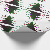 Wrapping Paper Christmas Trees Geschenkpapier (Ecke)