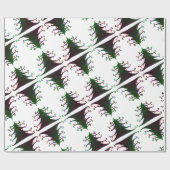 Wrapping Paper Christmas Trees Geschenkpapier (Flach)