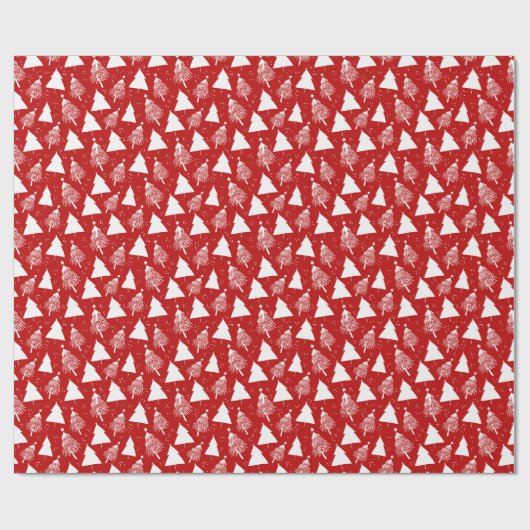 Wrapping Paper - Christmas Trees Geschenkpapier (Flach)
