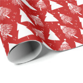 Wrapping Paper - Christmas Trees Geschenkpapier (Rolleneckpunkt)