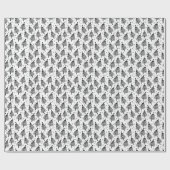 Wrapping Paper - Christmas Trees Pattern Geschenkpapier (Flach)