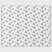 Wrapping Paper - Christmas Trees Pattern Geschenkpapier (Flach)