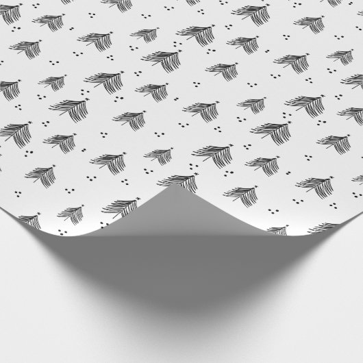 Wrapping Paper - Christmas Trees Pattern Geschenkpapier (Ecke)