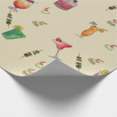 Wrapping Paper Cocktail Geschenkpapier (Ecke)