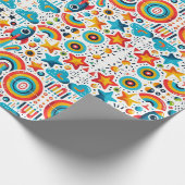 Wrapping Paper "Cosmic Celebration" Geschenkpapier (Ecke)