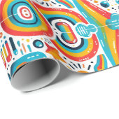 Wrapping Paper "Cosmic Celebration" Geschenkpapier (Rolleneckpunkt)