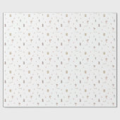 Wrapping Paper - Cute Circus Animals Pattern Geschenkpapier (Flach)