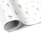 Wrapping Paper - Cute Circus Animals Pattern Geschenkpapier (Rolleneckpunkt)