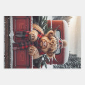 Wrapping Paper Decoupage 3 Highland Cow Set Geschenkpapier Set (Vorderseite 3)