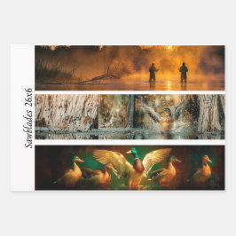 Wrapping Paper Decoupage Handsaw Country Setting Geschenkpapier Set