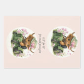 Wrapping Paper Decoupage Highland Cows 11" Geschenkpapier Set (Vorderseite 2)