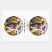 Wrapping Paper Decoupage Highland Cows 11" Geschenkpapier Set (Vorderseite)