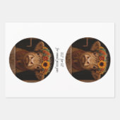 Wrapping Paper Decoupage Highland Cows 11" Geschenkpapier Set (Vorderseite 2)