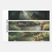 Wrapping Paper Decoupage  Mallard Fishing Hunting  Geschenkpapier Set (Vorderseite 3)