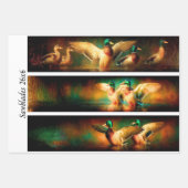 Wrapping Paper Decoupage  Mallard Fishing Hunting  Geschenkpapier Set (Vorderseite)