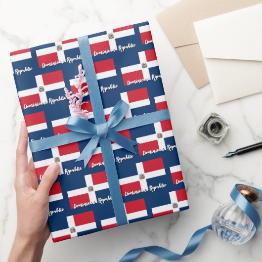 Wrapping Paper der Dominikanischen Republik, domin Geschenkpapier (Schenken)