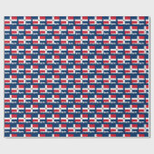 Wrapping Paper der Dominikanischen Republik, domin Geschenkpapier (Flach)