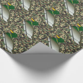 Wrapping Paper der Duck Woodland Camouflage Geschenkpapier (Ecke)