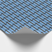 Wrapping Paper der Flagge von Botswana Geschenkpapier (Ecke)