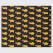 Wrapping Paper der Hot Dog-Dackel Geschenkpapier (Flach)