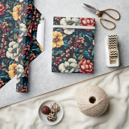 Wrapping Paper der klassischen Rose Blume für alle Geschenkpapier (Kunsthandwerk)