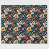 Wrapping Paper der klassischen Rose Blume für alle Geschenkpapier (Flach)