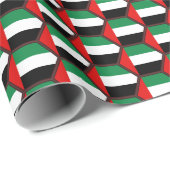 Wrapping Paper der VAE Flag Honeycomb Geschenkpapier (Rolleneckpunkt)