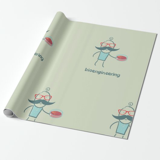 Wrapping Paper des Bioengineering Scientists Geschenkpapier (Ungerollt)