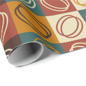 Wrapping Paper des mittleren Jahrhunderts Geschenkpapier (Rolleneckpunkt)