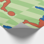Wrapping Paper des nationalen Fußballspielers Geschenkpapier