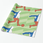 Wrapping Paper des nationalen Fußballspielers Geschenkpapier (Ungerollt)
